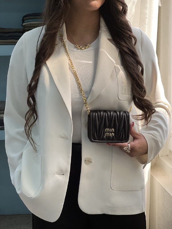 کیف مینی زنجیردار   miu miu
