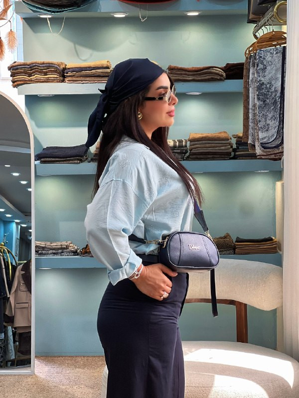 شومیز miu miu نگین دار