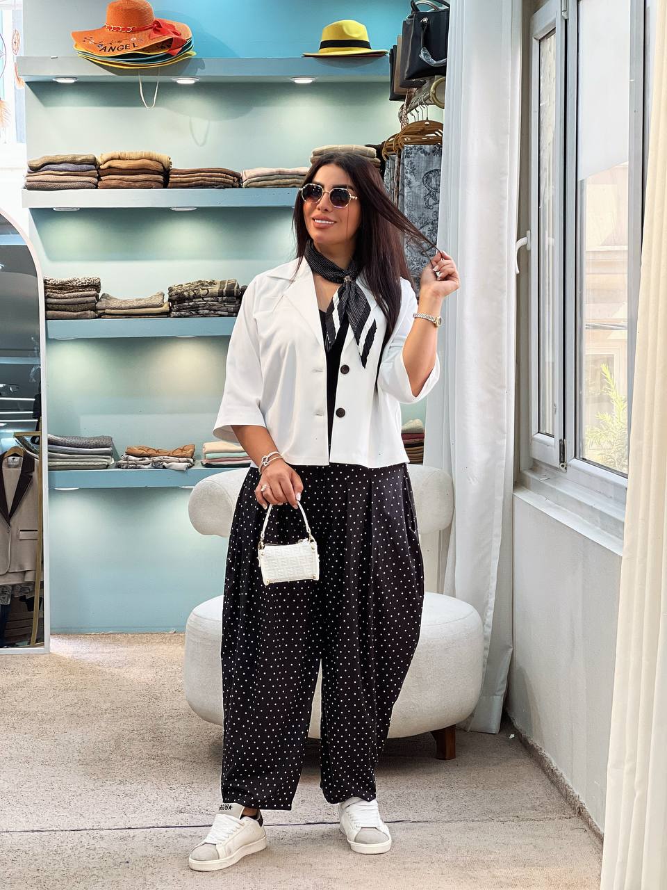 کت و شلوار زنانه باکسی