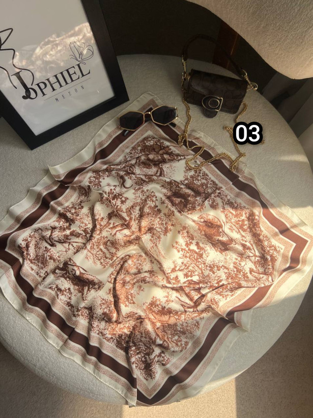 مینی اسکارف ابریشم وارداتی