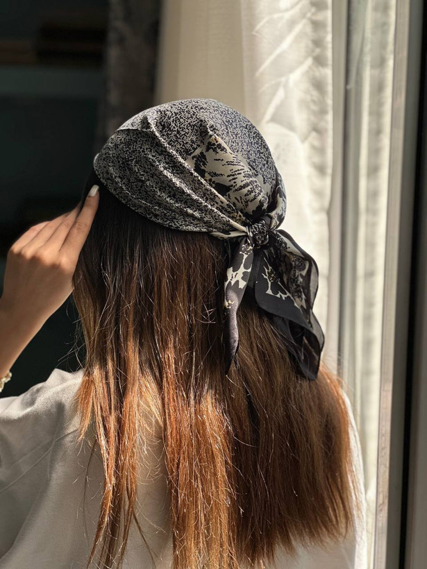 مینی اسکارف ابریشم وارداتی