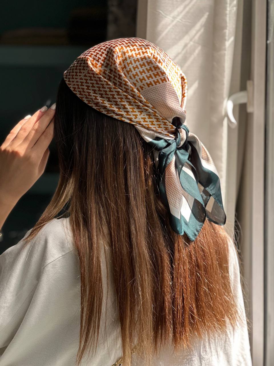 مینی اسکارف ابریشم وارداتی