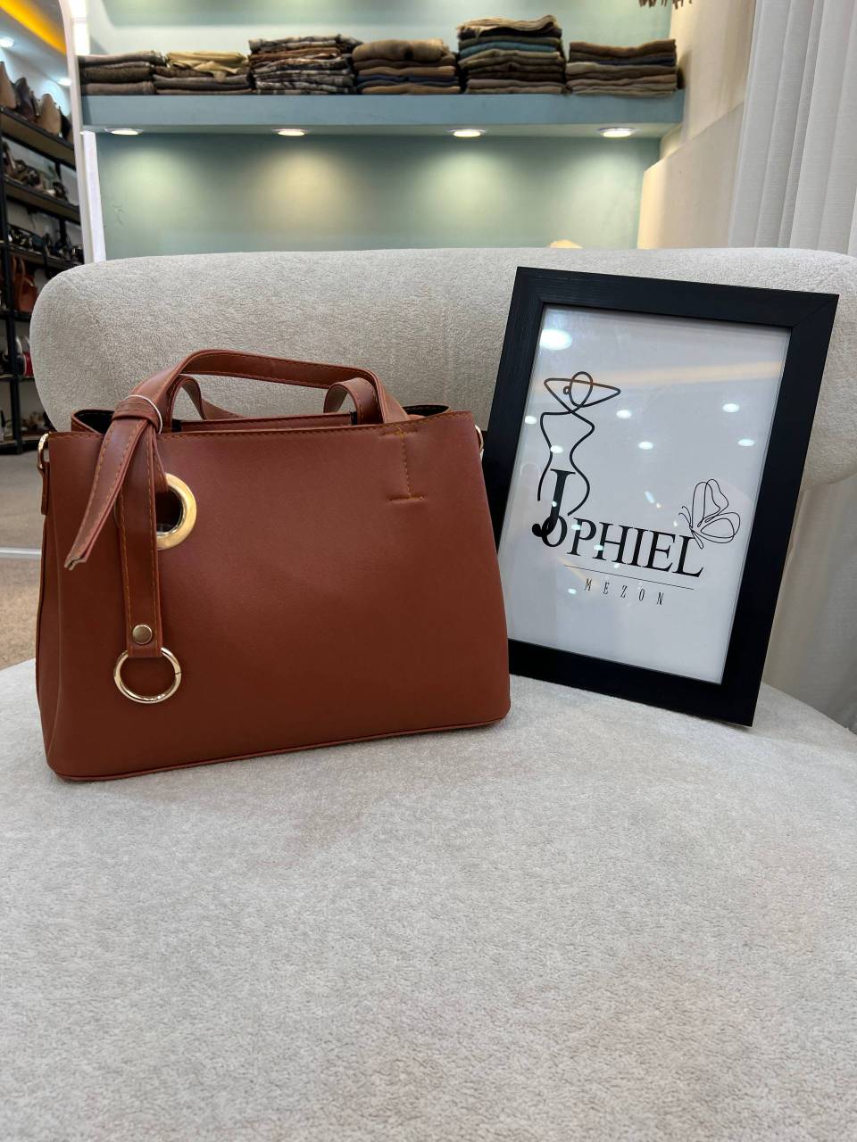 کیف دستی آجری