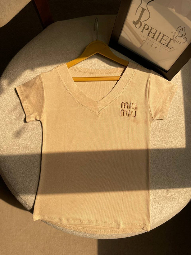 تیشرت کبریتی Miu Miu