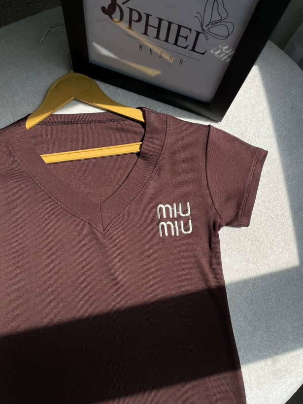 تیشرت کبریتی Miu Miu