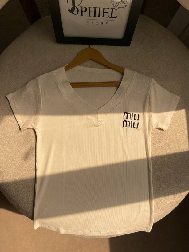 تیشرت کبریتی Miu Miu