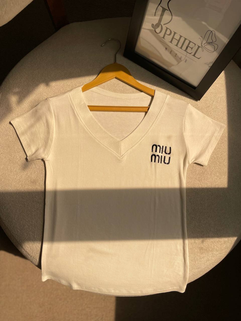 تیشرت کبریتی Miu Miu