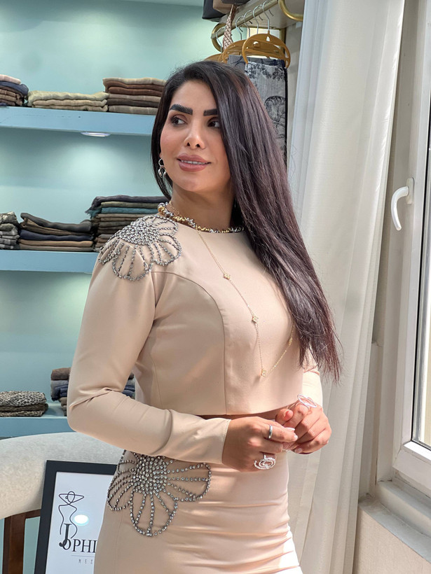 ست کراپ دامن مجلسی