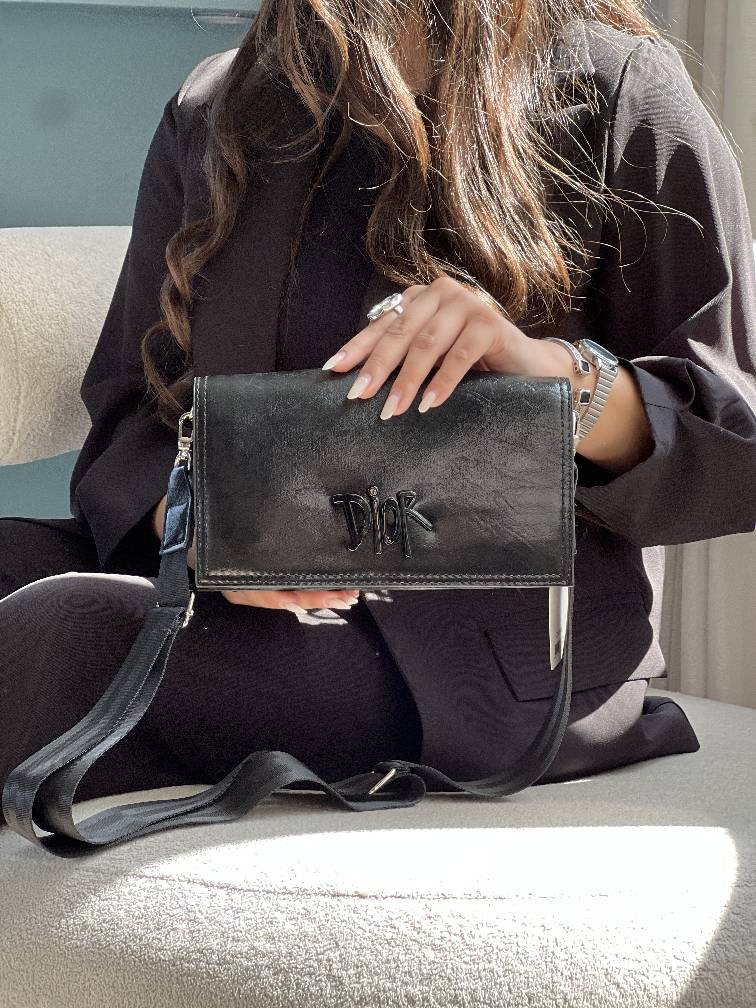 کیف چرم دوشی Dior