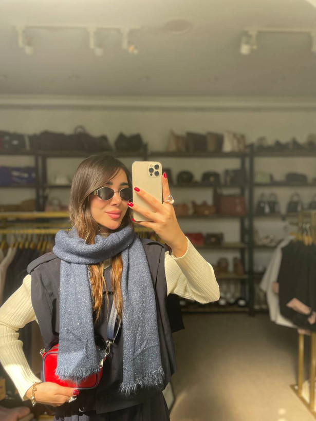 شال موهر شاین دار