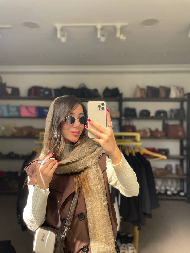 شال موهر شاین دار