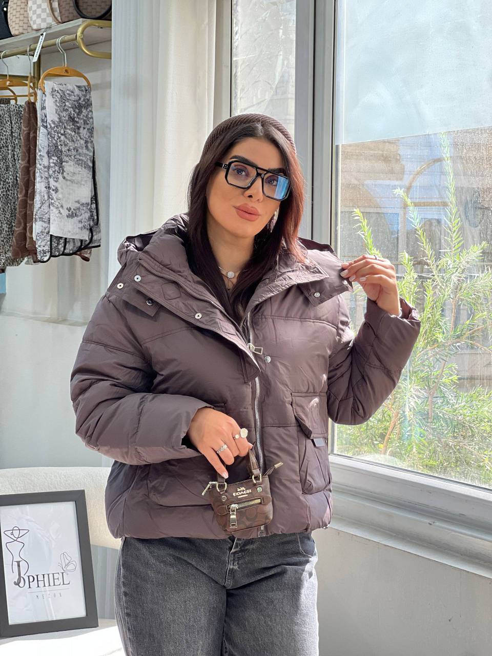 کاپشن زنانه LHYM وارداتی