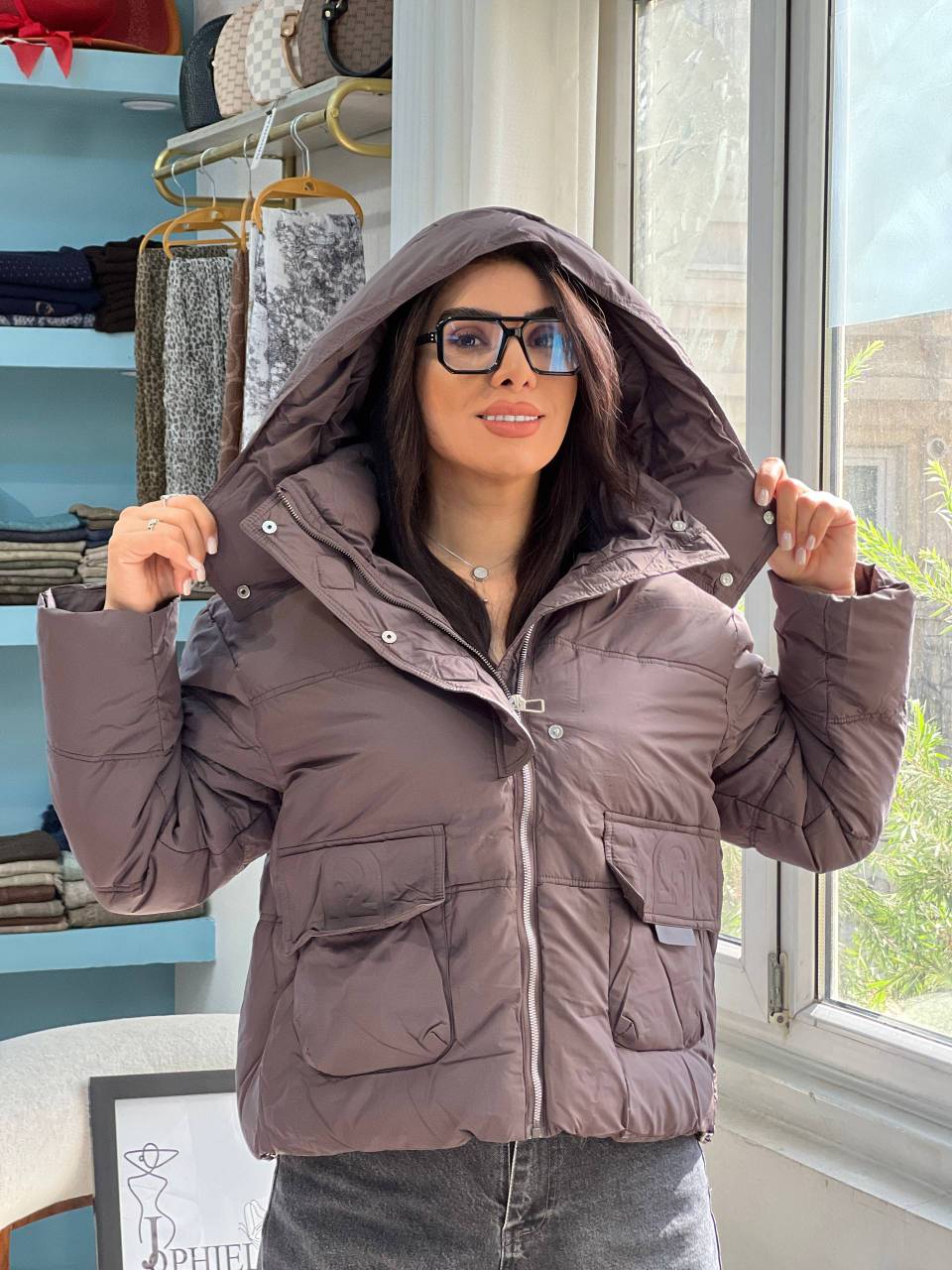 کاپشن زنانه LHYM وارداتی